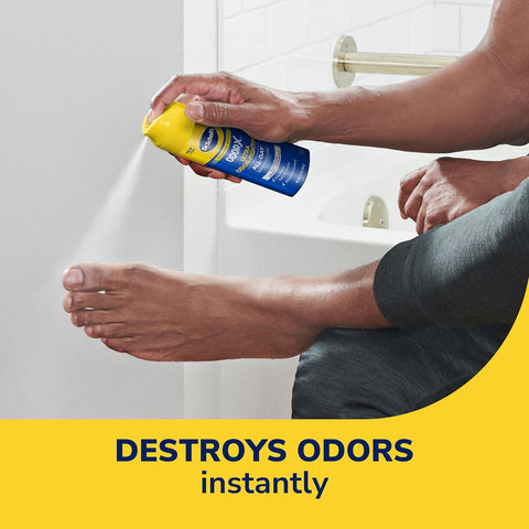 Dr. Scholl's Odor-X Odor-Fighting Spray-Powder, All-Day Odor Protection And Sweat Absorption, Odor-Fighting Spray Powder, Packaging May Vary