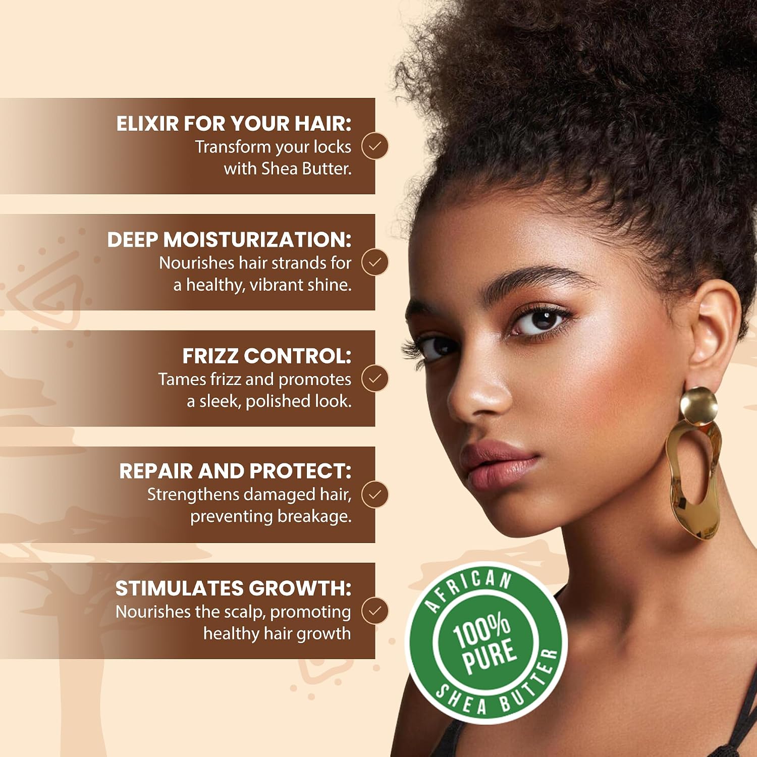 Plant Guru Raw African Shea Butter 32 oz. / 2 lbs. Jar Bulk 100% Pure Natural Unrefined IVORY - Ideal Moisturizer For Dry Skin, Body, Face And Hair Growth. Great For DIY Soap and Lip balm Making.