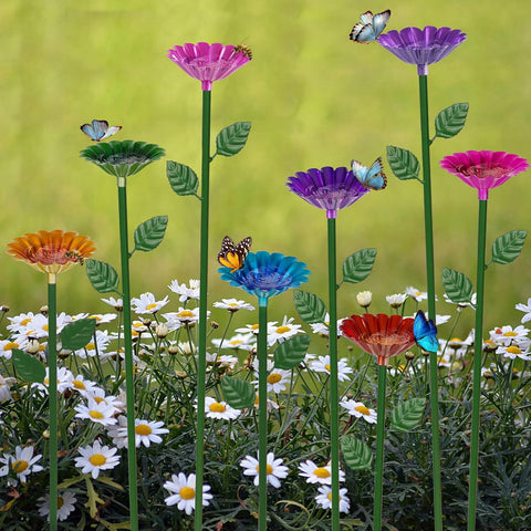 8 Pack Bee Watering Station, Bee Bath for Garden Outdoor Yard Decor