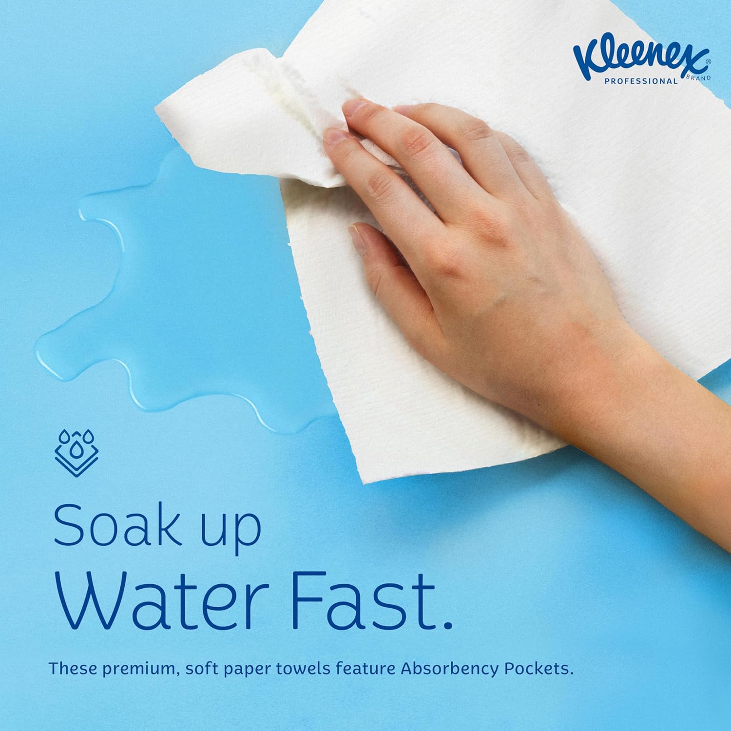 Kleenex Professional Paper Hand Towels, Bulk, 18 Boxes x 120 Sheets (01701)