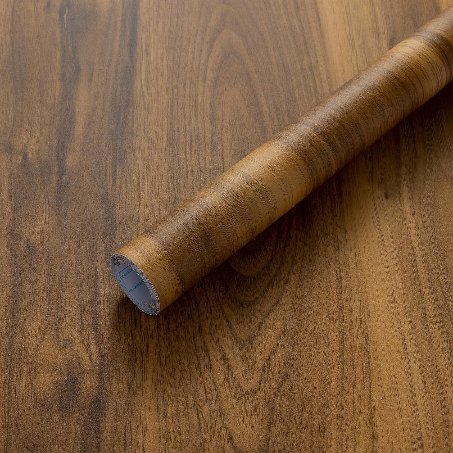COSNIGHT Wood Contact Paper Peel and Stick, Brown Self Adhesive Vinyl Wrap
