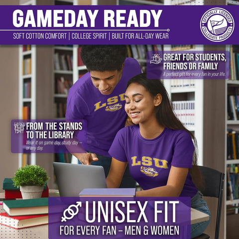 NCAA Gameday Cotton T-Shirt for Men and Women