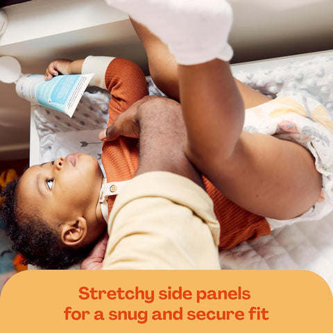 Hello Bello Premium Diapers Size 1, Balloon Buddies & Crosshatch Cuties Designs, 82ct Club Box