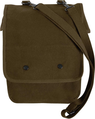 Rothco Canvas Map Case Shoulder Bag with Organizer Pocket