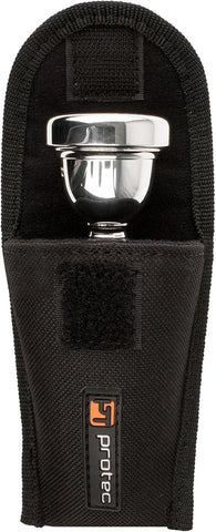 Protec Trombone/Euphonium Mouthpiece Padded Nylon Pouch with Secure Hook and Loop Closure, Model A204