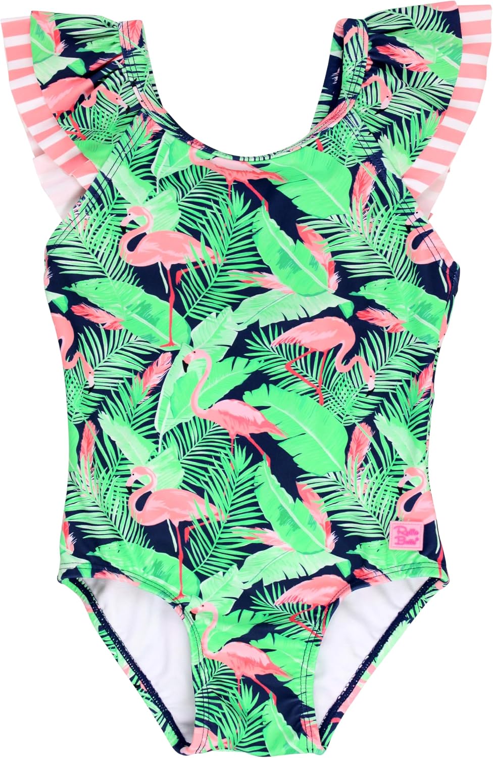 RuffleButts Baby/Toddler Girls Ruffle Strap - One Piece Swimsuit UPF 50+