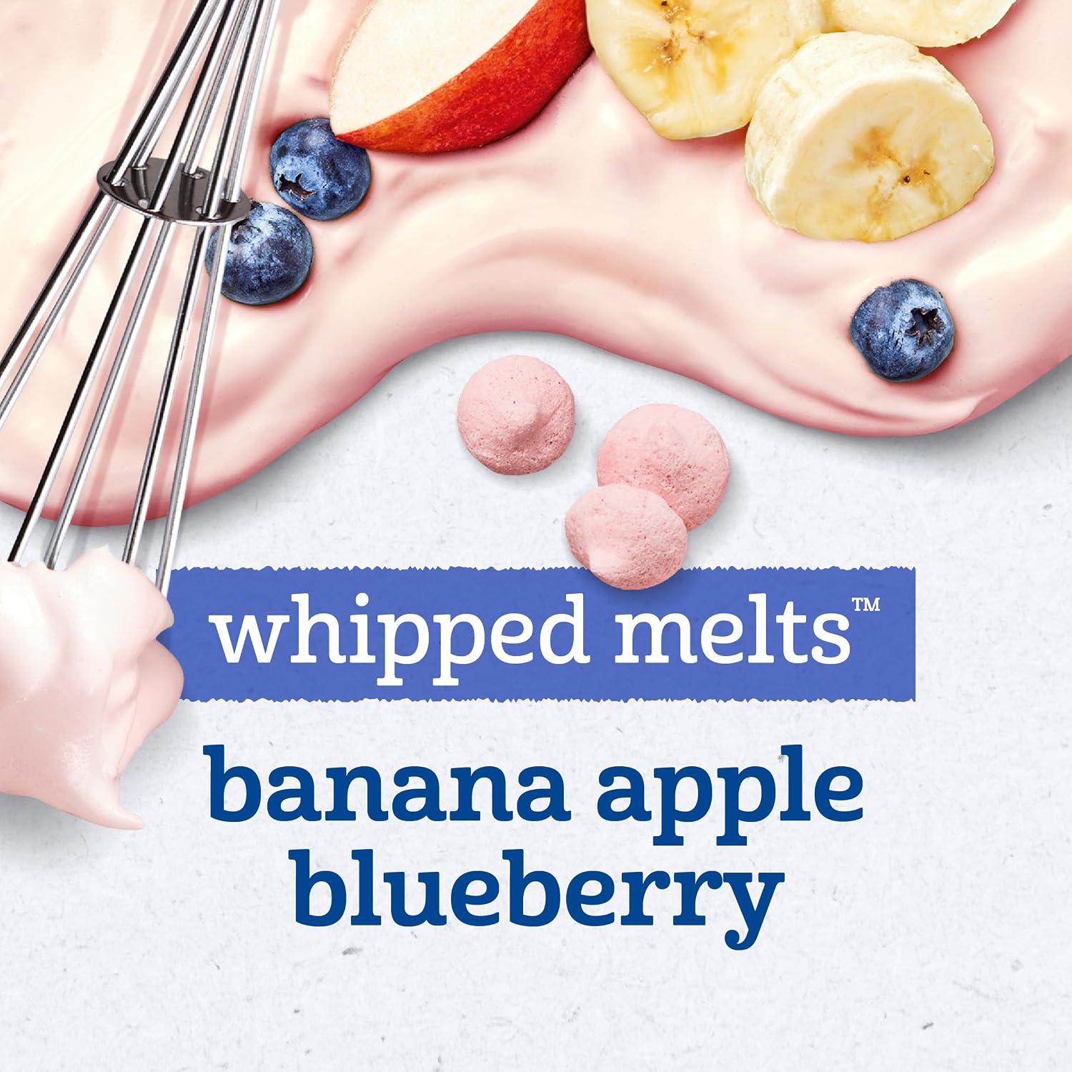 Gerber Stage 3 Banana Apple Blueberry Whipped Melts, 1 Oz, 7 Pack