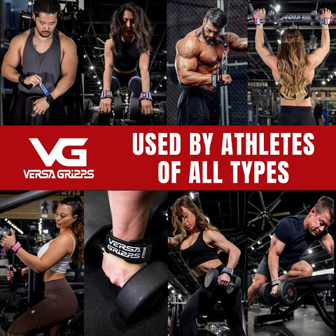 Versa Gripps® PRO Wrist Straps, Train Better