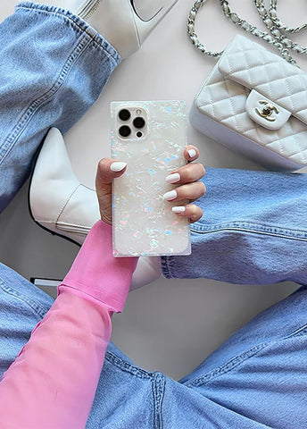 Flaunt Official Square iPhone 17 Pro Max Case - Opal Shell