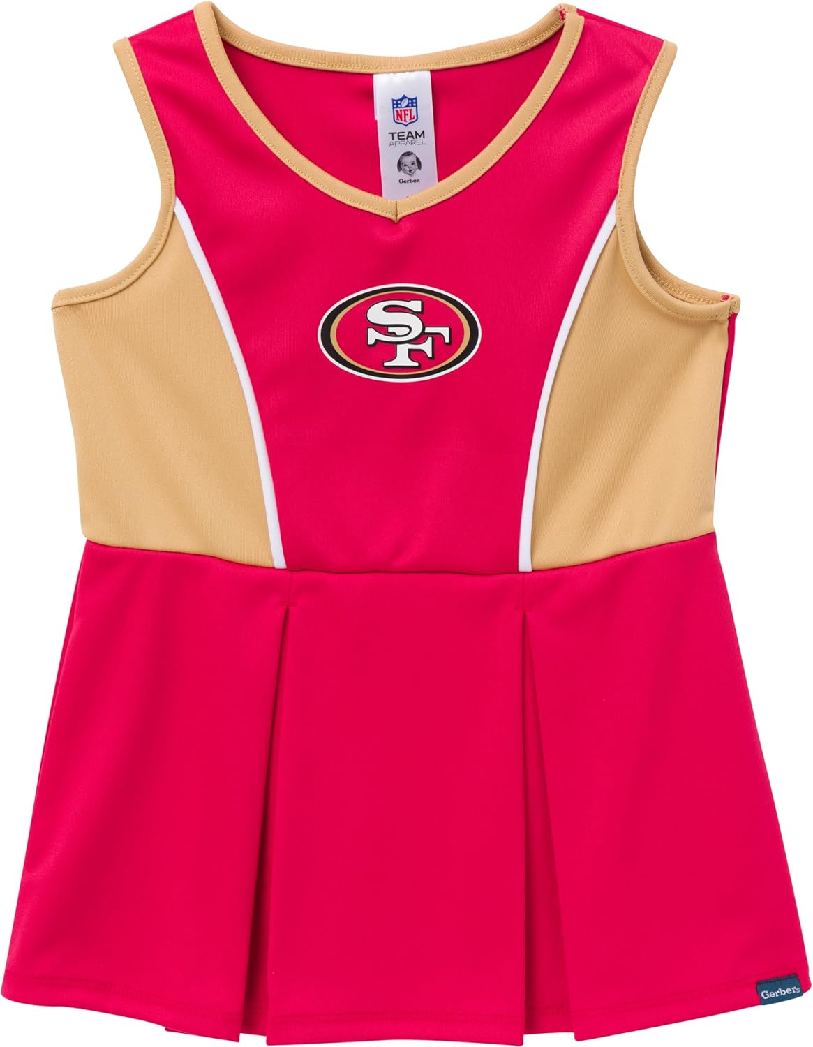 Gerber NFL Baby Girls Cheerleader Dress and Bloomer Set