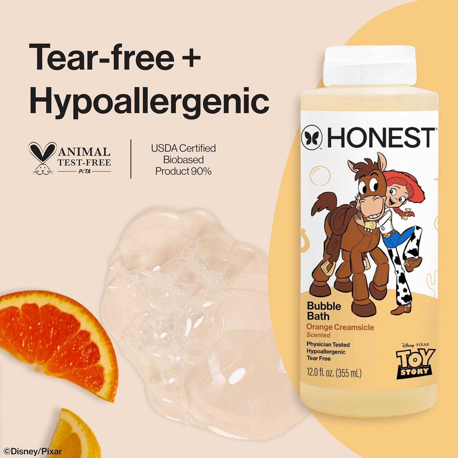 The Honest Company Bubble Bath, Disney and Pixar's Toy Story, Orange