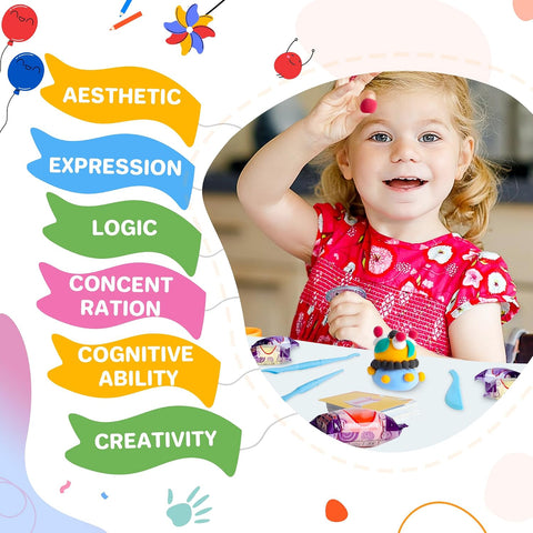 Aestd-ST Air Dry Clay 160 Colors, Modeling Clay for Kids, DIY Magic Clay
