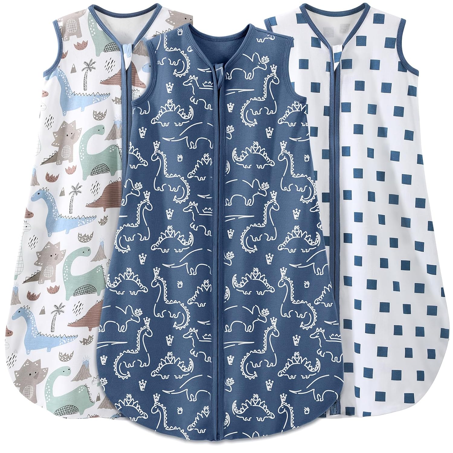 Yoofoss Baby Sleep Sack 0-6 Months 100% Organic Cotton TOG 2.5 2-Way Zipper