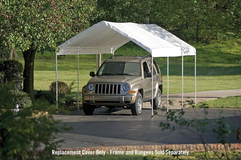 ShelterLogic MaxAP Canopy Replacement Cover, White, 10 x 20 ft.