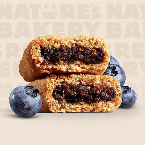 Nature’s Bakery Gluten Free Fig Bars, Blueberry, Real Fruit, Vegan, Non-GMO, Snack bar, 6 boxes with 6 twin packs (36 twin packs)