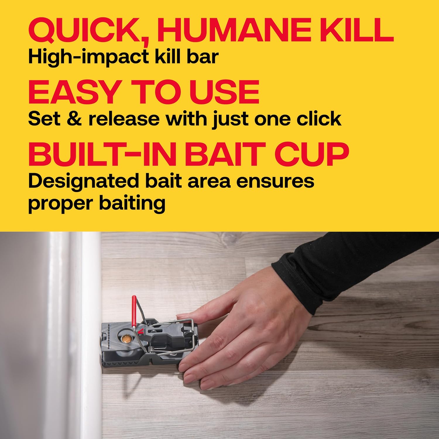 Victor Power-Kill Mouse Traps, 6-Pack Humane Snap Traps