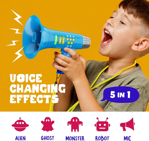 5 In 1 Voice Changer for Kids - Voice Changing Device for Boys & Girls