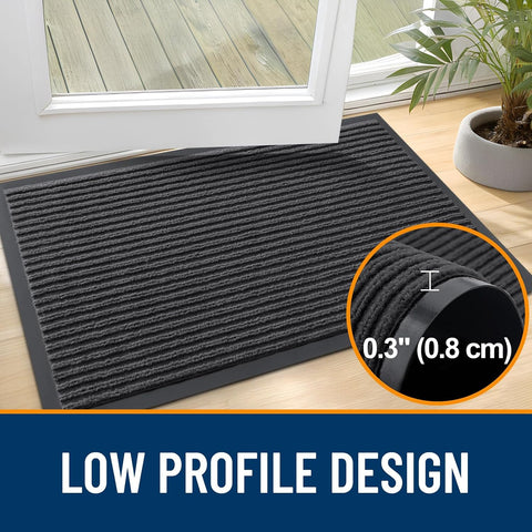 OLANLY Front Door Mat 29.5x17, Waterproof Heavy-Duty Indoor Outdoor Doormat