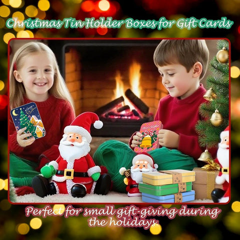 10PCS Christmas Gift Card Holder Boxes for Party Favors,Money Cash Holders