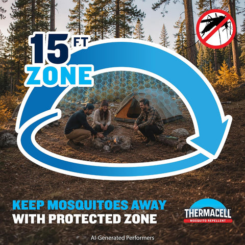 Thermacell Fuel-ZoneGuard Extreme Fuel Powered Mosquito Repeller, Green