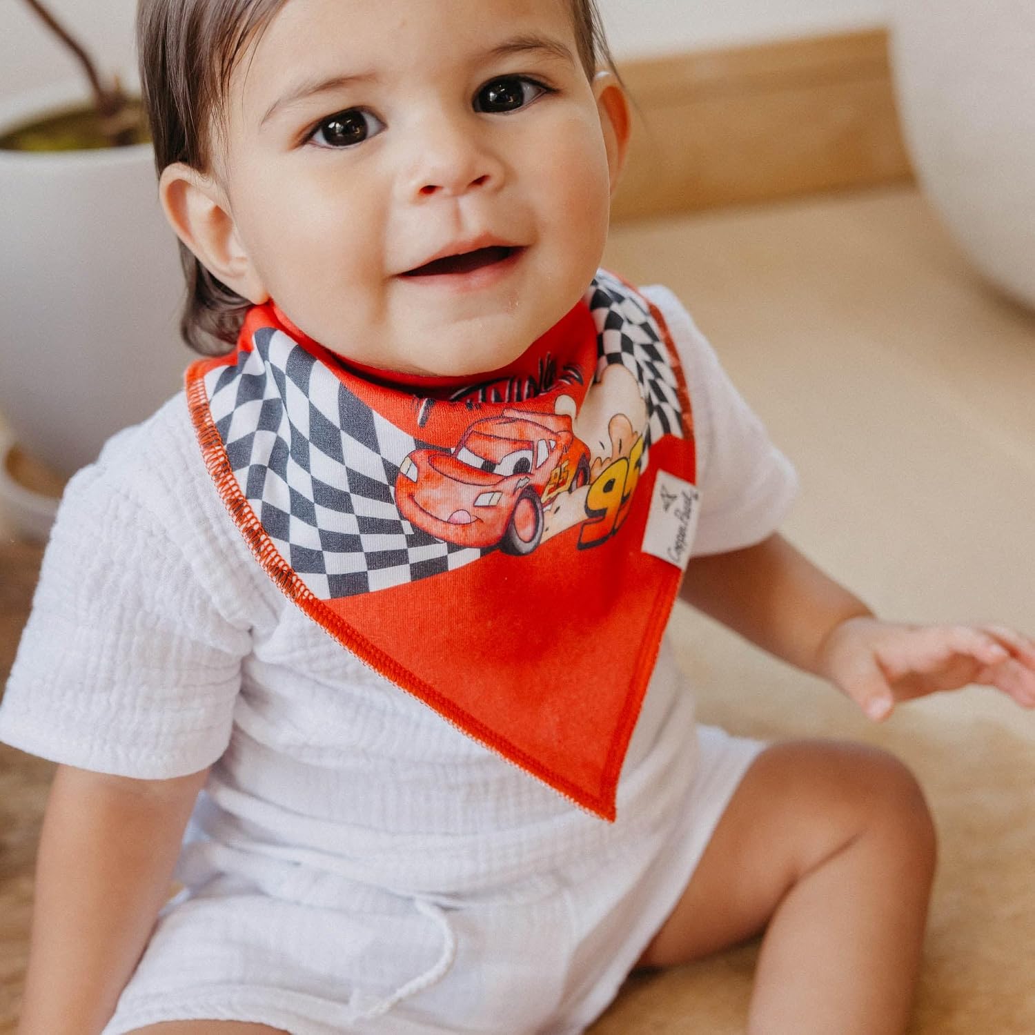 Copper Pearl Baby Bibs 4 Pack & 6 Pack, Bandana Drool Bibs for Baby Girl & Boy, Soft Cotton Bibs for Drooling and Teething