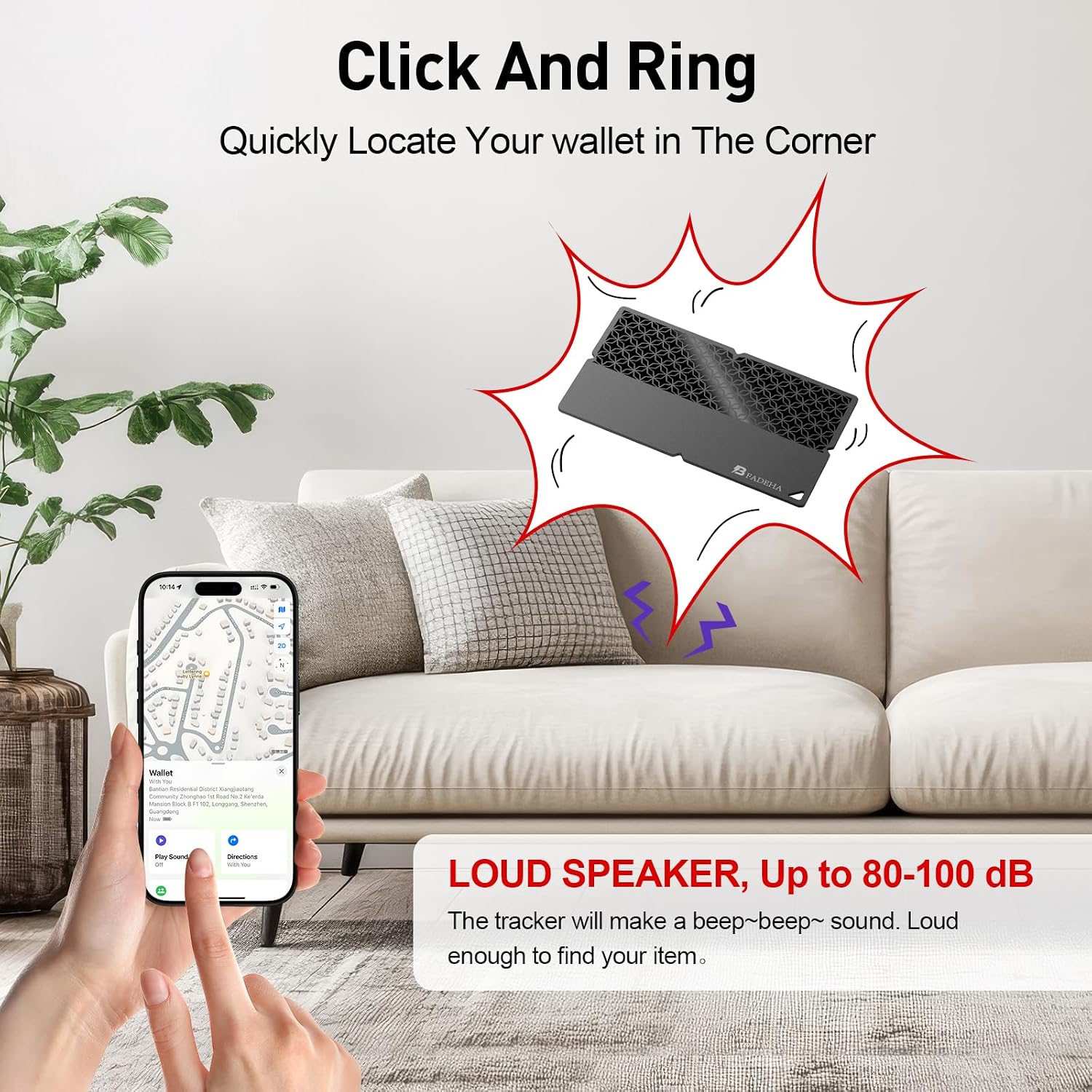2026 Apple MFi Certified Wallet Tracker Smart Card for Find My
