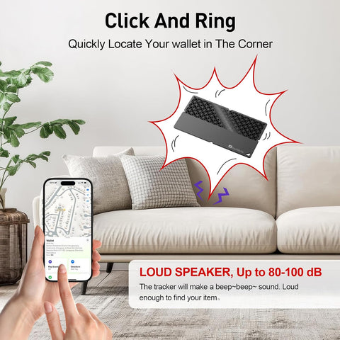 2026 Apple MFi Certified Wallet Tracker Smart Card for Find My