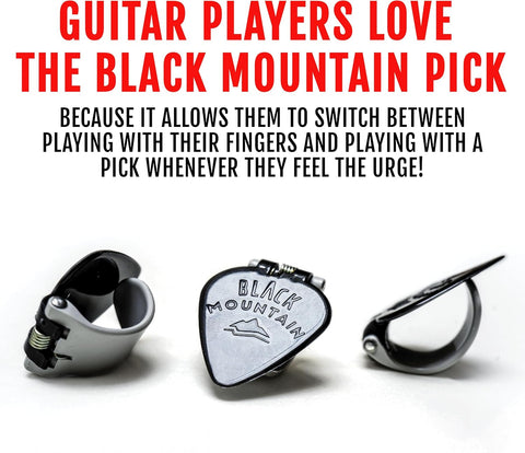 Black Mountain Thumb Picks - Variety Pack, Spring Loaded Finger Picks