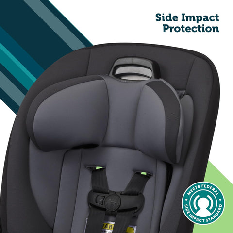 Safety 1st Ellaris 3-in-1 Convertible Car Seat, Slim Fit Design, Rear & Forward-Facing, 5-Position Headrest, Travel-Friendly with Machine-Washable Seat Pad, London Blue