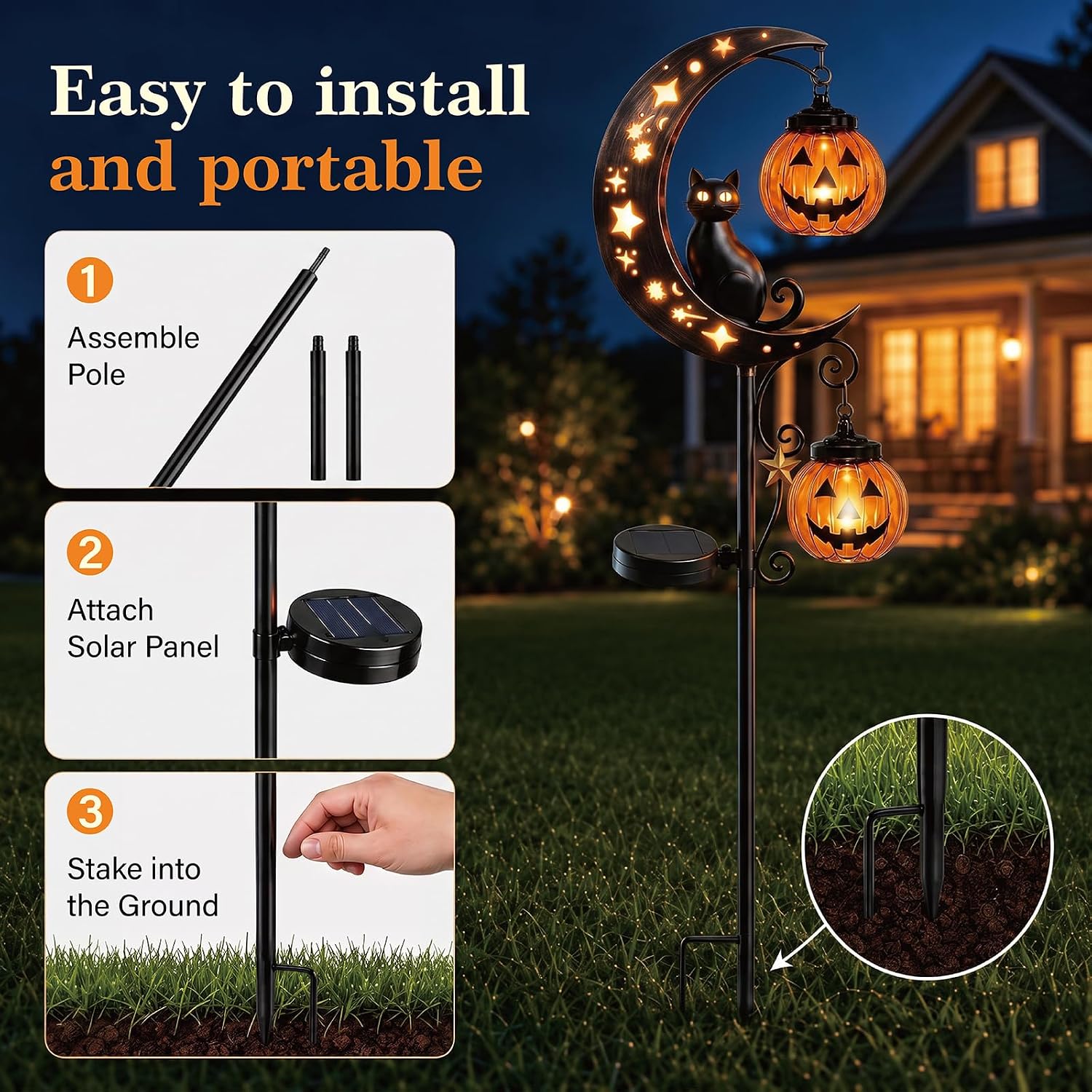 Halloween Lights & Solar Halloween Decorations Outdoor