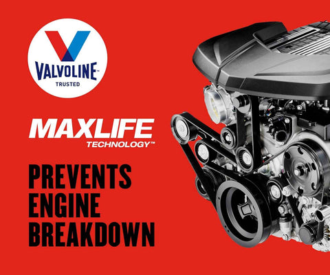 Valvoline High Mileage with MaxLife Technology 10W-40 Synthetic Blend Motor Oil 1 Quart