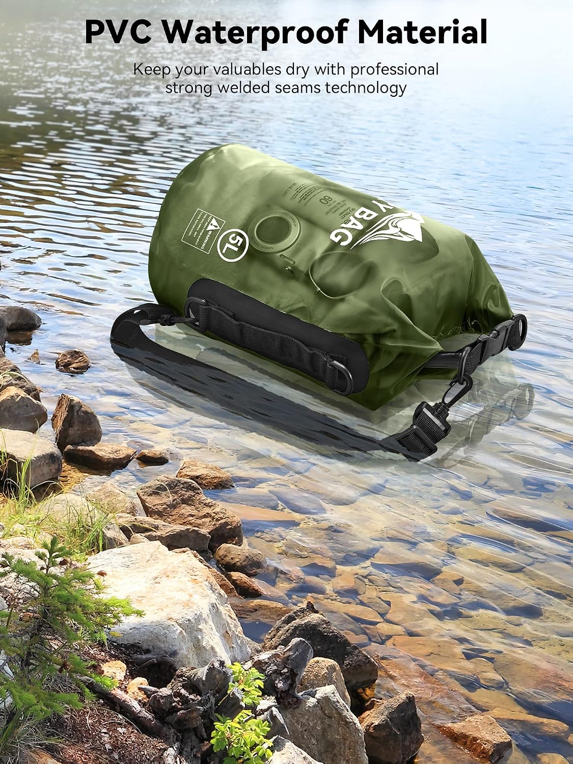HEETA Dry Bag Waterproof Backpack with Phone Case 5L/10L/20L/30L/40L