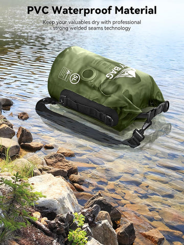 HEETA Dry Bag Waterproof Backpack with Phone Case 5L/10L/20L/30L/40L