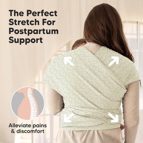 KeaBabies Baby Wrap Carrier, All in 1 Original Baby Carrier, Chevron Maze