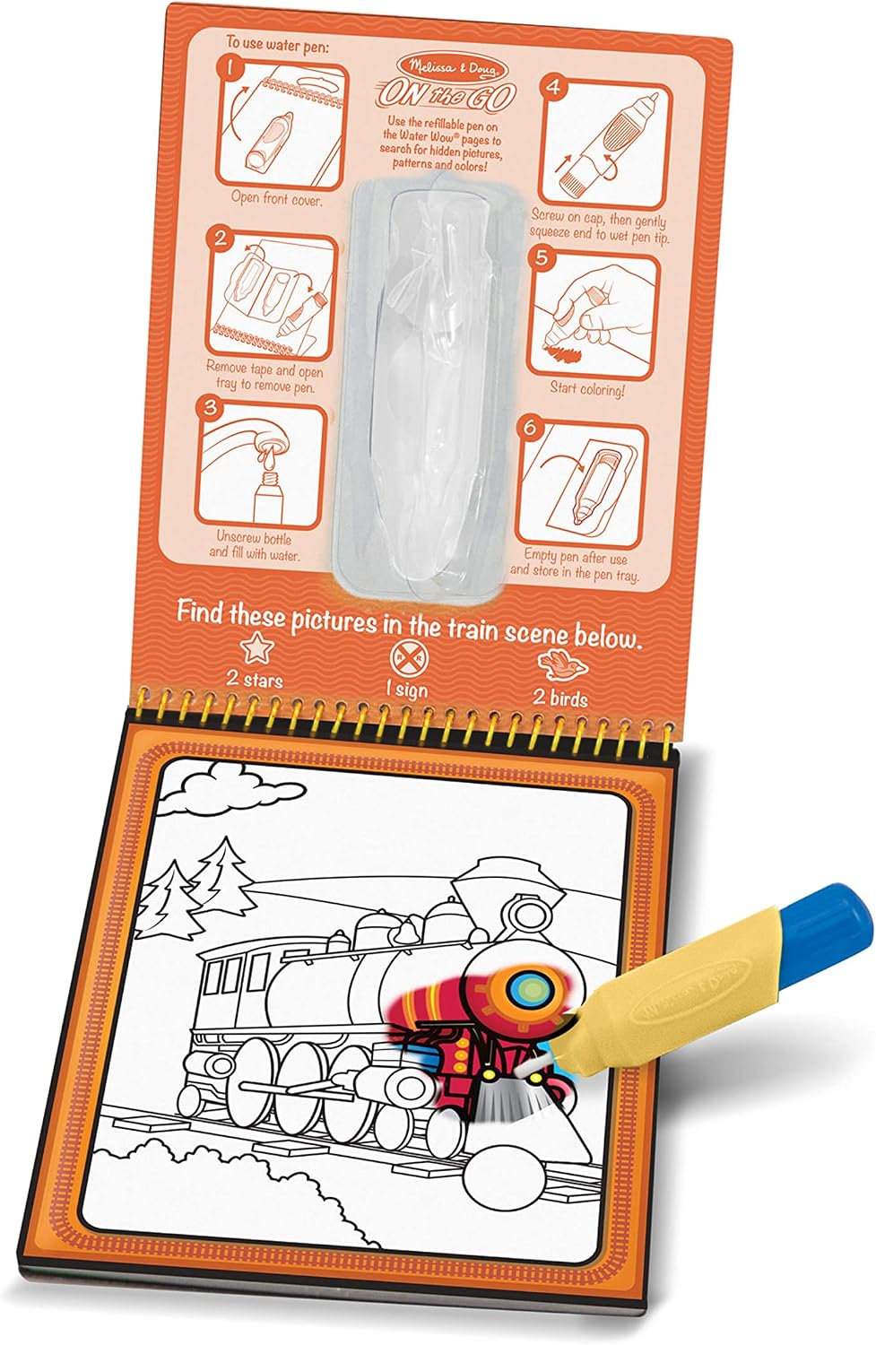 Melissa & Doug, Pen Water Wow Vehicles