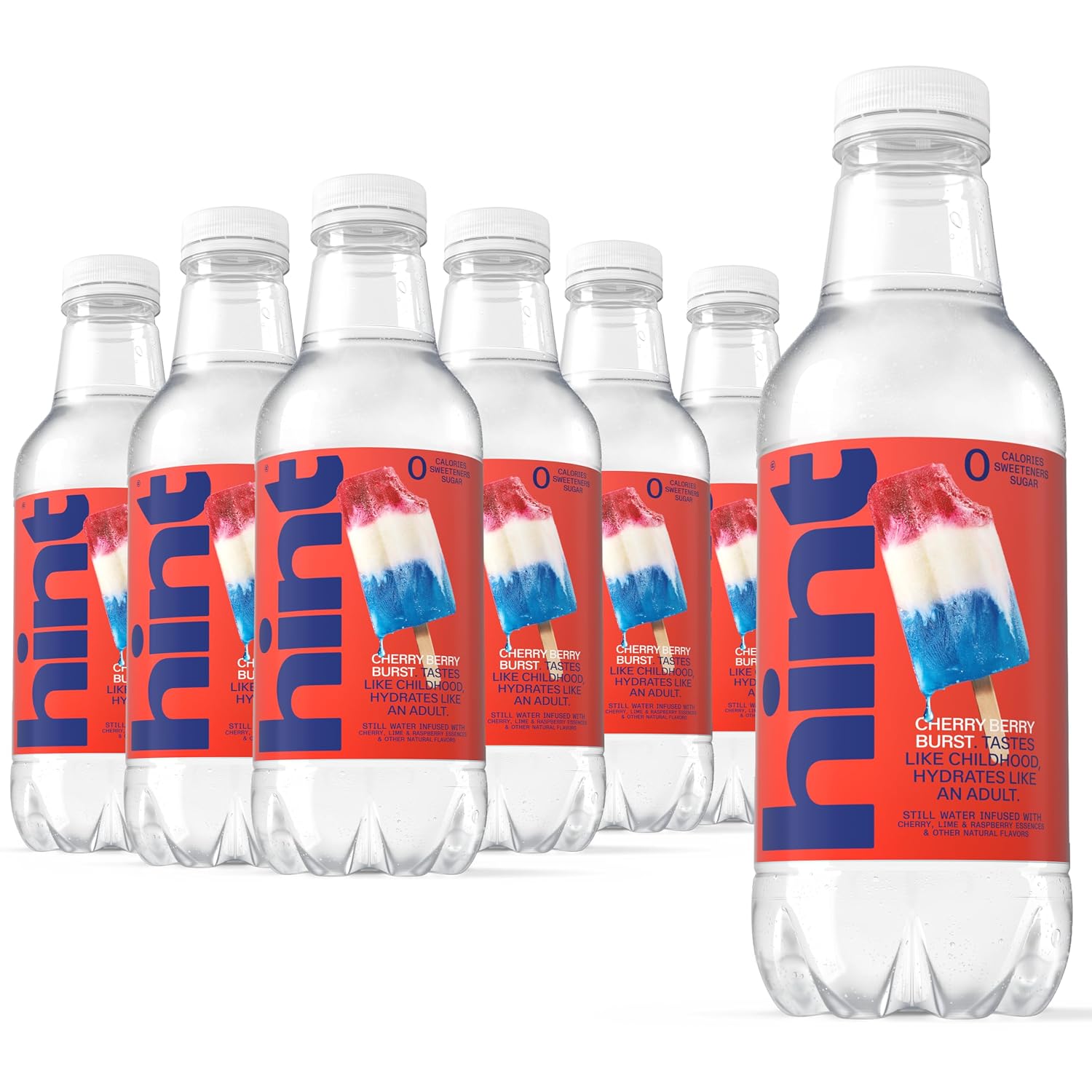 Hint Flavored Water Zero Sugar 0 Calories - Cherry Berry Burst (12 pack)