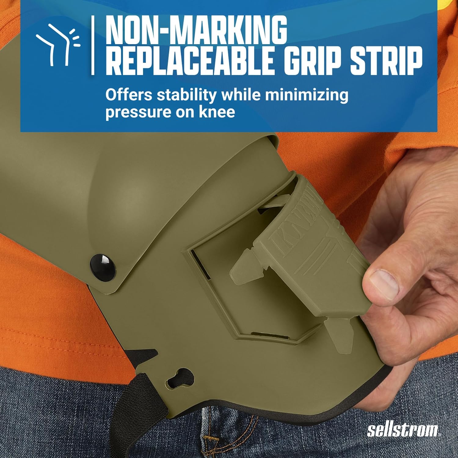 Sellstrom KneePro Professional Construction Kneepads for Work - Men & Women