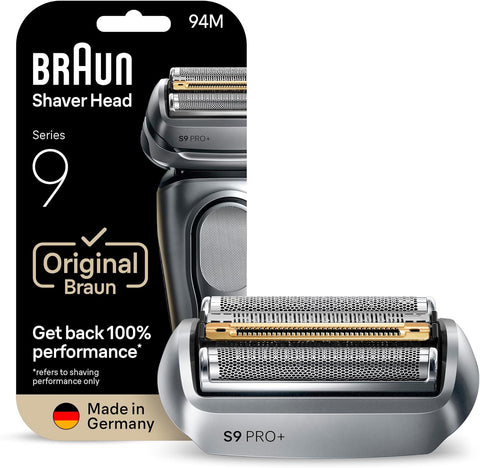 Series 9 Men's Electric Shaver Head Original Replacement Blade, Silver 94M