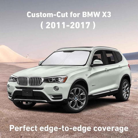 EcoNour Windshield Sunshade Compatible for BMW X3 2011-2015 2016 2017