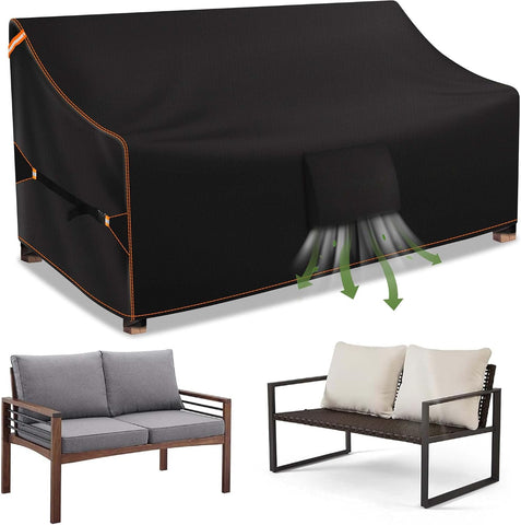 Patio Furniture Couch Cover 2-Seater Outdoor Sofa Cover Waterproof