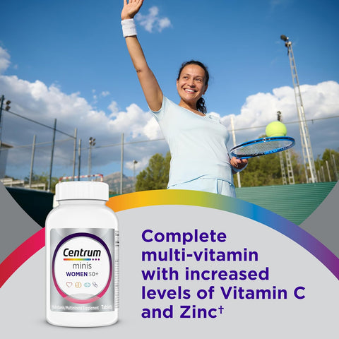 Centrum Minis Silver Women's Multivitamin, Women 50 and Over, 280 Tablets