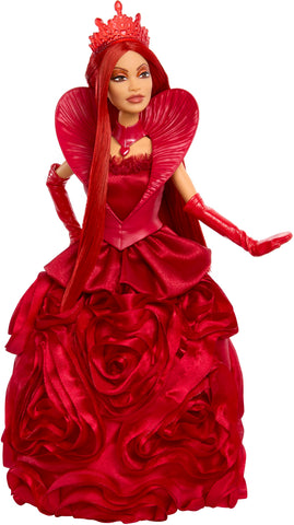 Mattel Disney Descendants: The Rise of Red Queen of Hearts Fashion Doll with Movie-Inspired Royal Gown & Accessories, Includes Display Stand