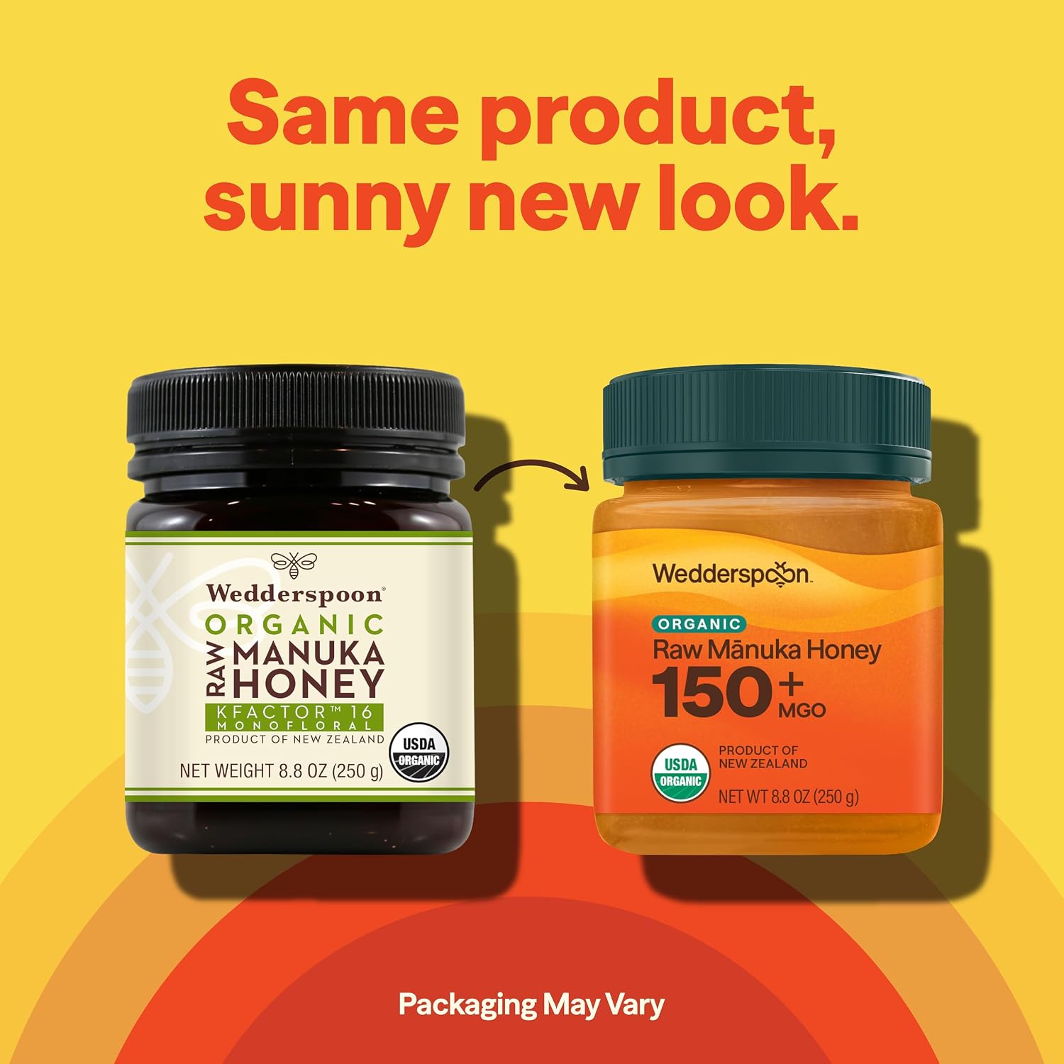 Wedderspoon Organic Raw Manuka Honey 150+ MGO, 8.8 Oz
