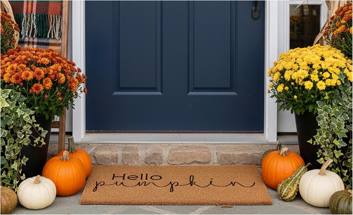 Calloway Mills Hello Pumpkin Doormat, 24" x 48"