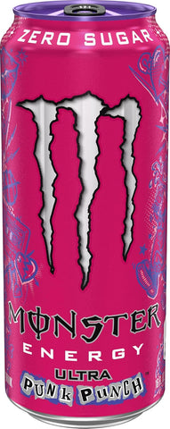 Monster Energy Ultra Punk Punch, Sugar Free Energy Drink, 16 Ounce (Pack of 15)