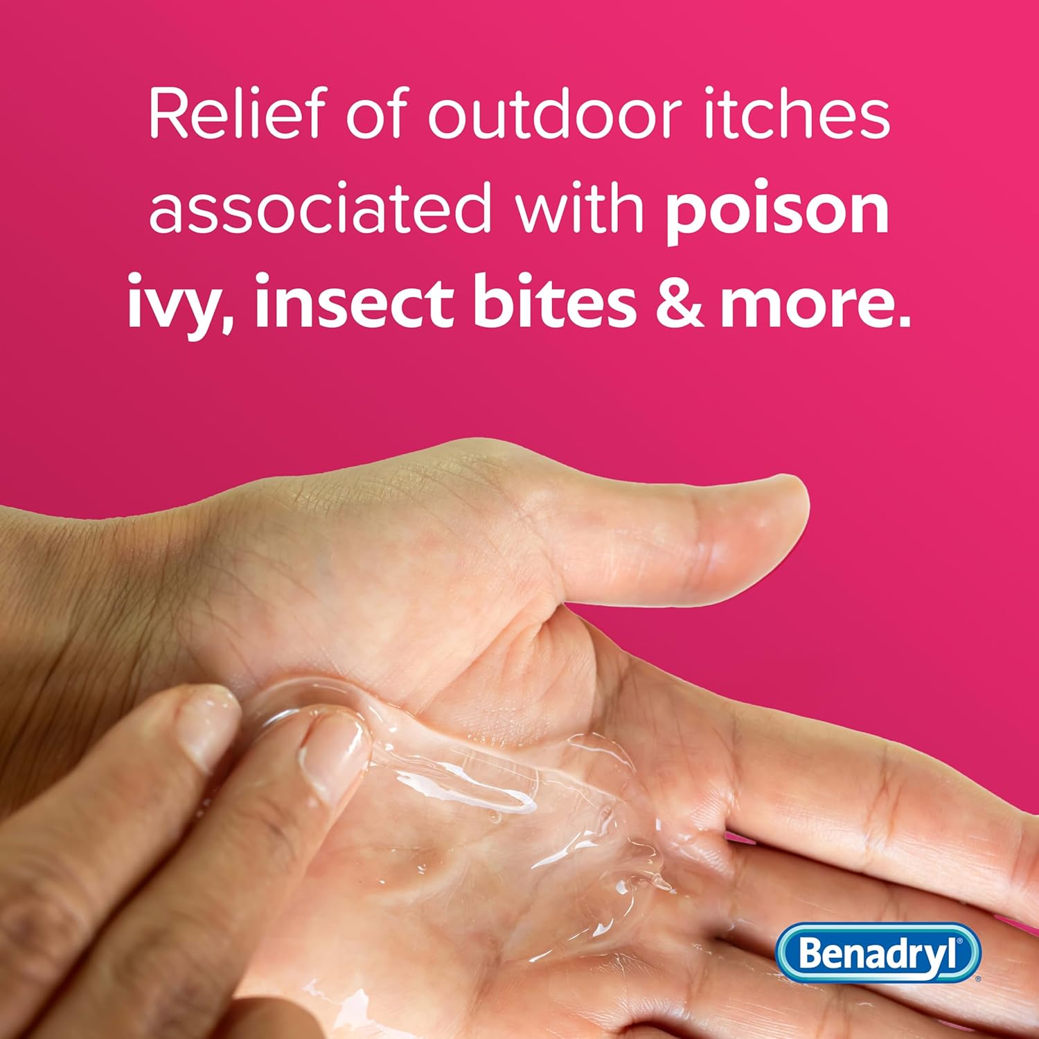 Benadryl Itch Relief Gel Extra Strength, 2% Diphenhydramine HCl, 3.5 fl. Oz