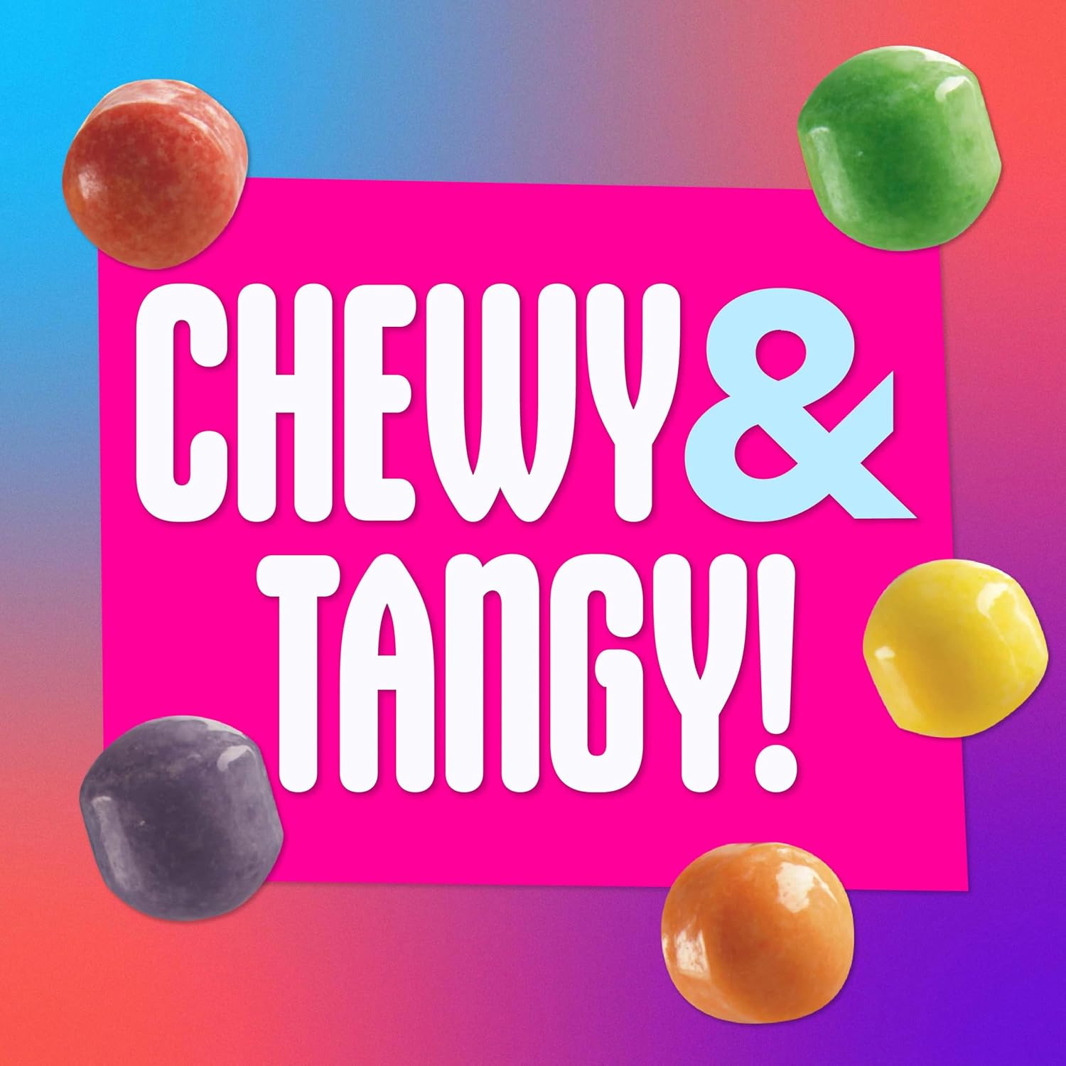 SweeTARTS Mini Chewy Mixed Fruit Flavored Candy, Resealable Bag, 12 oz