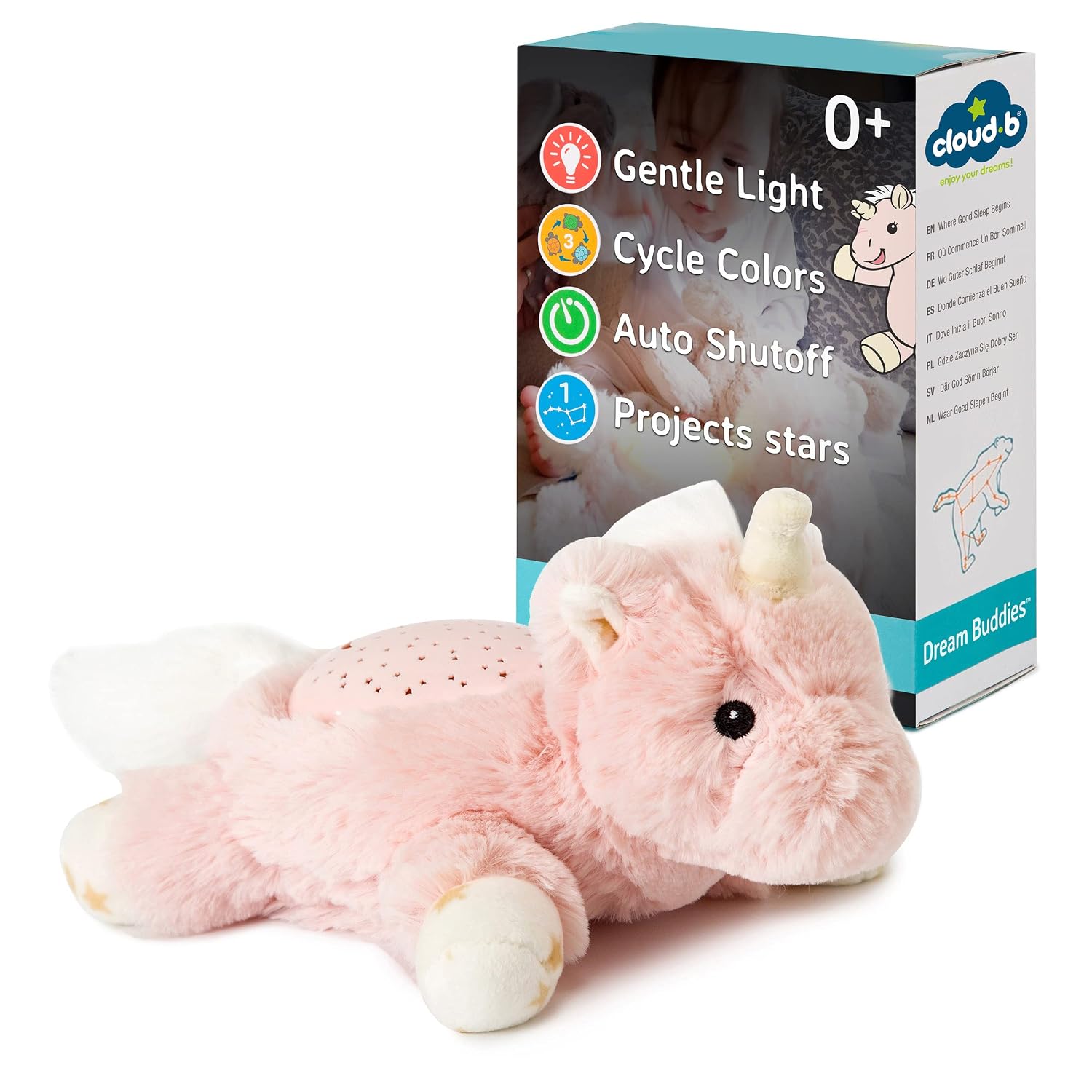 CLOUD B Dream Buddies Ella The Unicorn, 1 EA