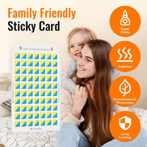 Mosalogic Sticky Card Refills Replacement Glue Cards,Fly Insect Trap 10pack