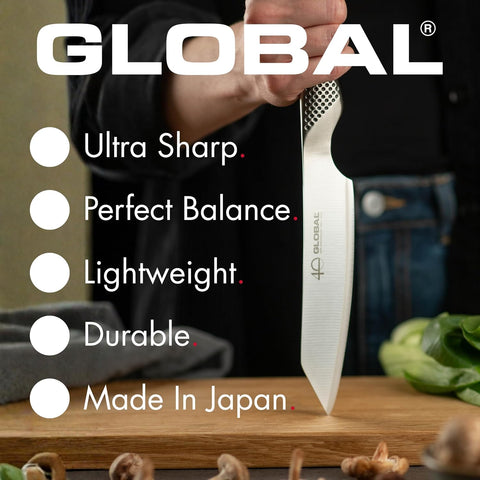 Global 6" Serrated Utility Scallop Knife